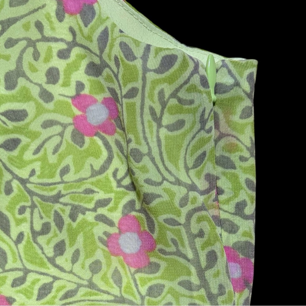 Sigrid Olsen Floral Two Piece Top and Skirt - Picture 7 of 15